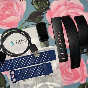 Fitbit Charge 3 Tracker Black Graphite